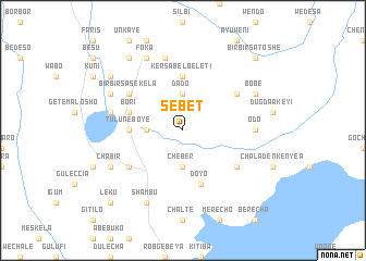 map of Sebet