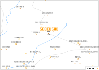 map of Sebeusad