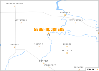 map of Sebewa Corners