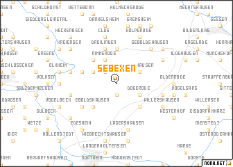 map of Sebexen