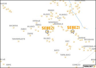 map of Šebezi