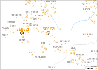 map of Šebezi