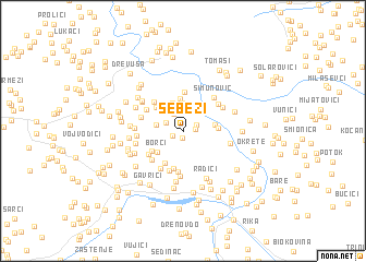 map of Šebezi