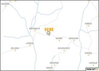 map of Sebe