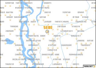 map of Sebe