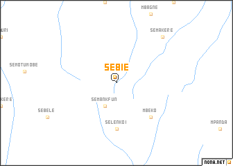 map of Sebie