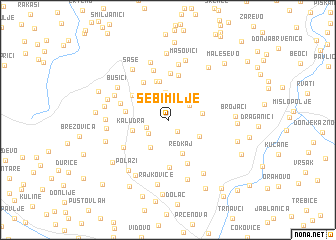 map of Sebimilje