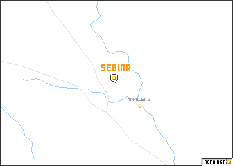 map of Sebina