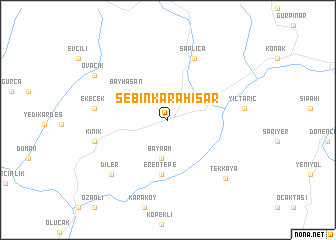 map of Şebinkarahisar