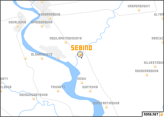 map of Sebino
