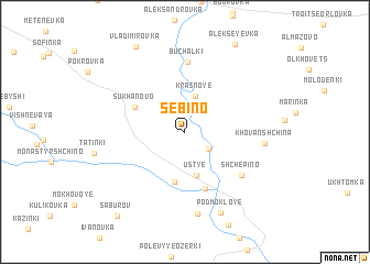 map of Sebino