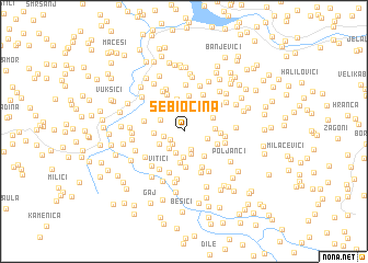 map of Sebiočina