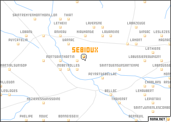 map of Sebioux
