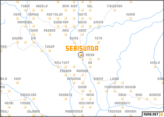 map of Sebisunda