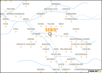 map of Sebiş