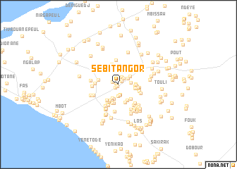 map of Sébitangor