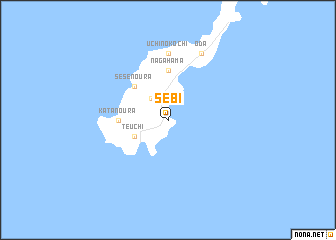 map of Sebi