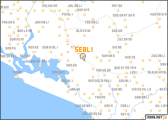 map of Sebli