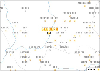 map of Séboéra