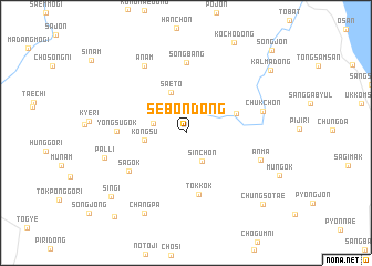 map of Sebŏn-dong