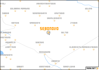 map of Sebonovo