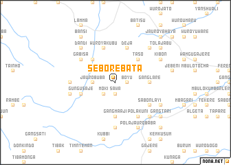 map of Sebore Bata