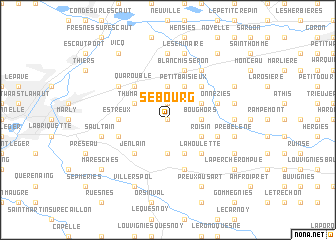 map of Sebourg