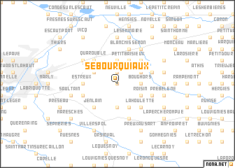 map of Sebourquiaux