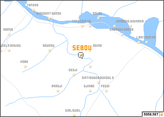 map of Sébou