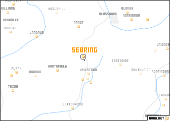 map of Sebring