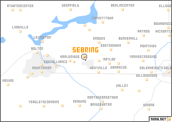 map of Sebring
