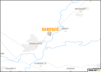 map of Sebrovo