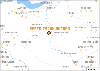 map of Sebt Aït Saghiouchen