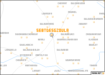 map of Sebt des Gzoula