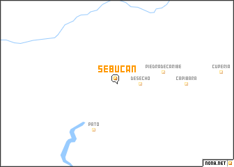map of Sebucán