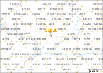 map of Sebuč