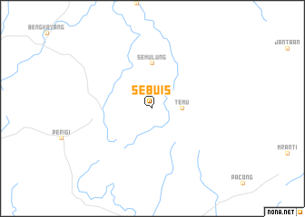 map of Sebuis