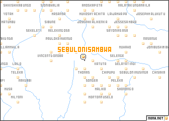 map of Sebuloni Sambwa