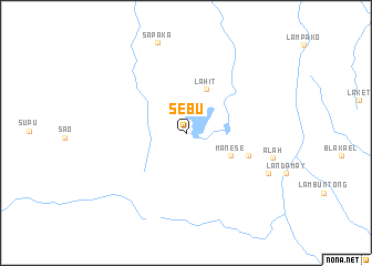 map of Sebu