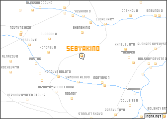 map of Sebyakino