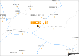 map of Sebzeciler
