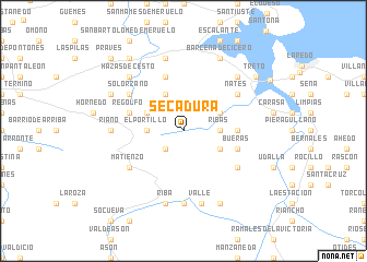 map of Secadura