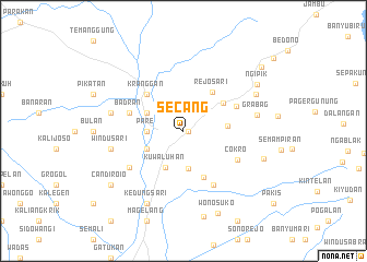 map of Secang