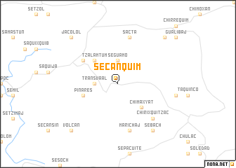 map of Secanquim