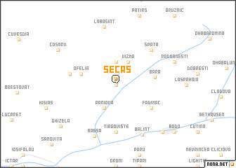 map of Secaş