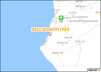 map of Seccíon Ventitres