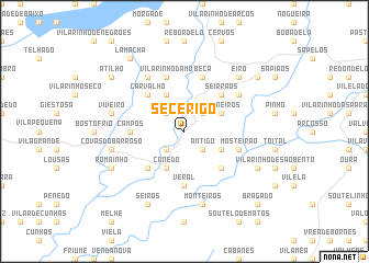 map of Secerigo