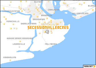 map of Secessionville Acres