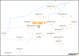 map of Sechactí