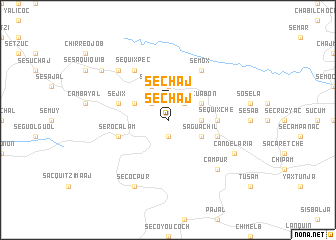 map of Sechaj